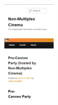 Mobile Screenshot of nonmultiplexcinema.com