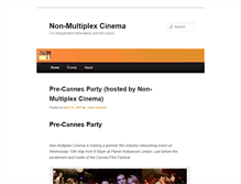 Tablet Screenshot of nonmultiplexcinema.com